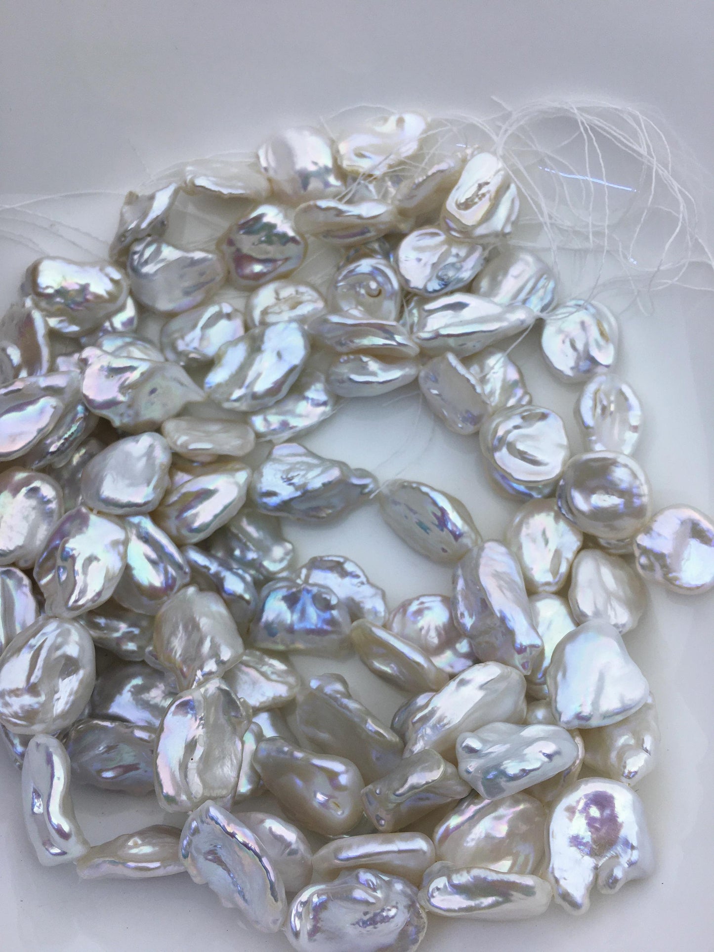 AA+ 14-16mm white keshi Freshwater Pearl,DIY Loose Freshwater Pearl,wholesale price,china wholesale pearl,ZS-200-91