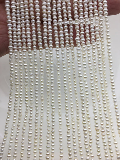 AAA 2.3-2.5mm white seed potato freshwater pearls,seed pearl,small size pearls bead wholesale,Wedding,Love,Happiness,birthday,CR2-3A-8