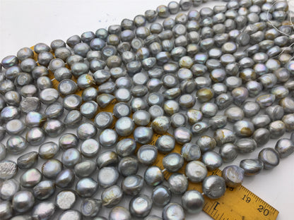 A 11-12.5mm gray bronze nugget freshwater pearls,Irregular Beads for Pearl Necklace Bracelet Earrings,LM13-T4