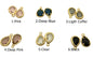 5pcs 7.5x11mm Heart Glass faceted pendant,Brass plated 14k gold,Polished Gold-Plated,ACC-GL-002