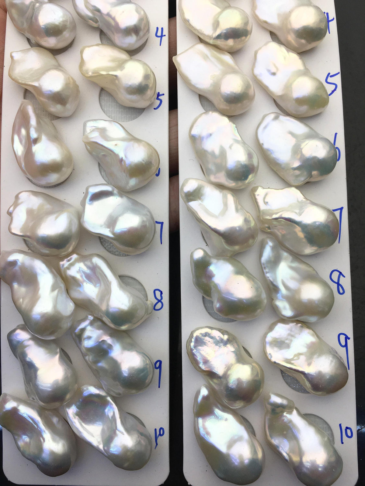 1 pair AAA 14-17x19-28mm White Flameball Pearl Pairs,0.9mm top half hole,Baroque Cultured Freshwater Pearl,flameball pearls,FL15-3A-8-40