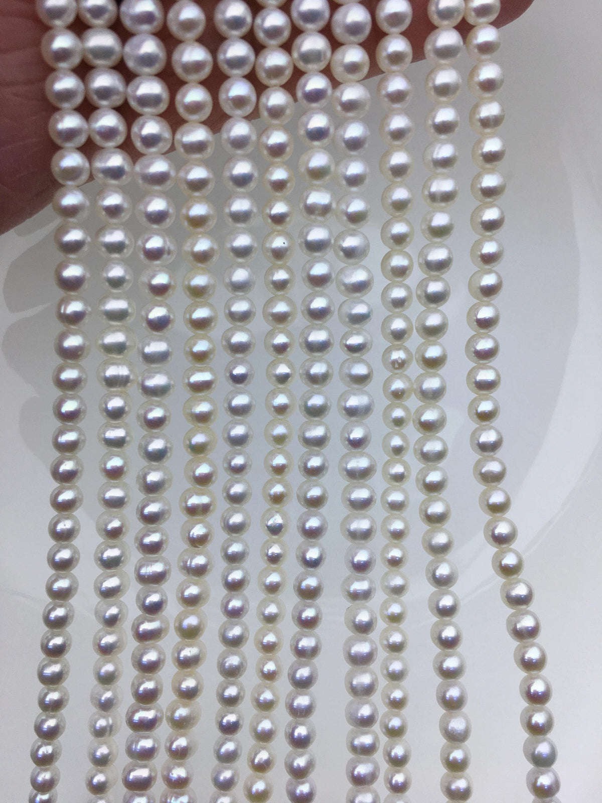 AA+ 4-4.5mm white potato freshwater pearls,seed freshwater pearl,CR4-2A-5