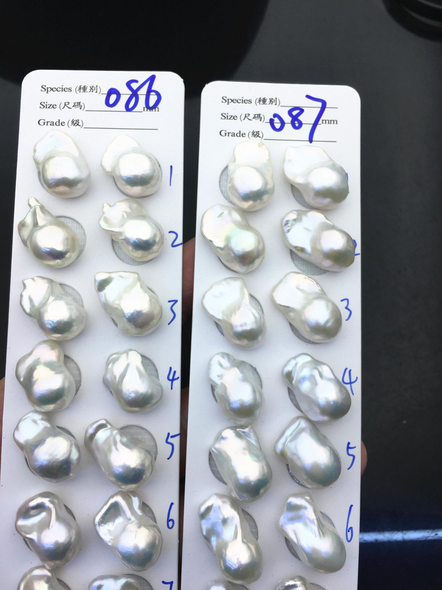 1 pair AAA 12-15x18-24mm White Flame ball Pearl Pairs - large Baroque freshwater pearl pairs,Fire Ball Pearl,FL15-3A-8-47