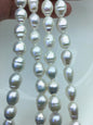 AA+ 9-11mm white circle drop Edison Freshwater Pearl,ED12-2A-5-45