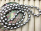 32'' AA+ 8.3-9mm gray rice pearl Necklace,NPN1-152