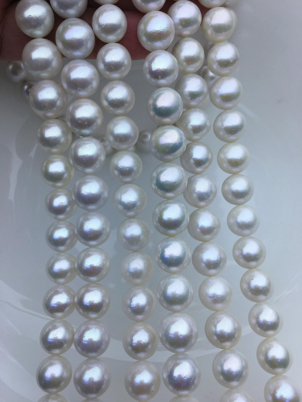 AA+ 11-13mm white round freshwater pearls,loose pearl beads,round pearl string,pearl necklace DIY jewelry material,RP12-2A-3