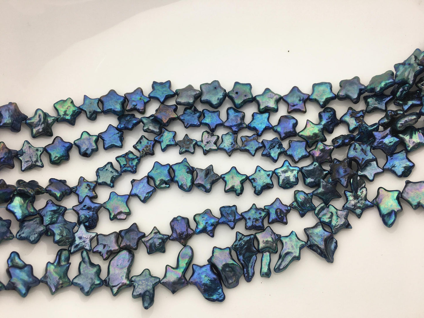 A+ 10-11mm deep blue Five-pointed star Pearl,Freshwater pearl Star, for your design,Cultured Pearls,ZS-103-40