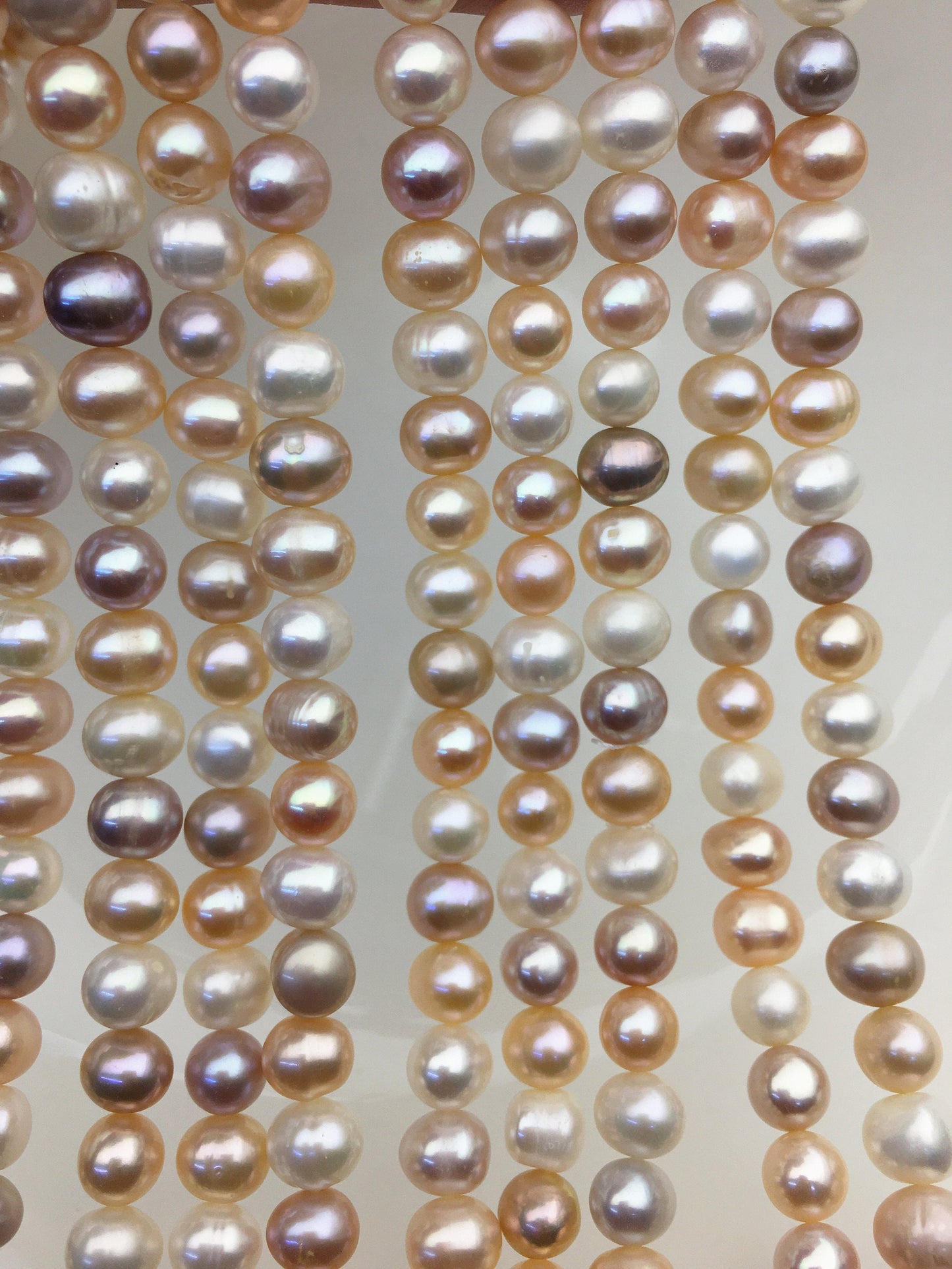 AA+ 6.3-7.2mm misc color potato freshwater pearls, loose pearls,beading supplies,CR7-2A-1