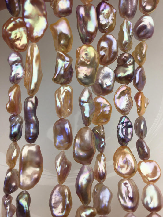 AAA 11-13mm natural pink purple thick keshi Freshwater Pearl,DIY Loose Freshwater Pearl,ZS-200-121-20