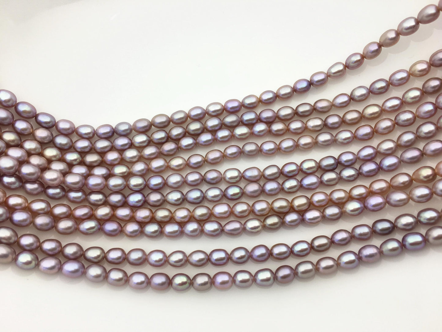 AAA 5.5-6mm purple oval pearl beads,high luster freshwater pearls,loose freshwater pearl,LR5-3A-54