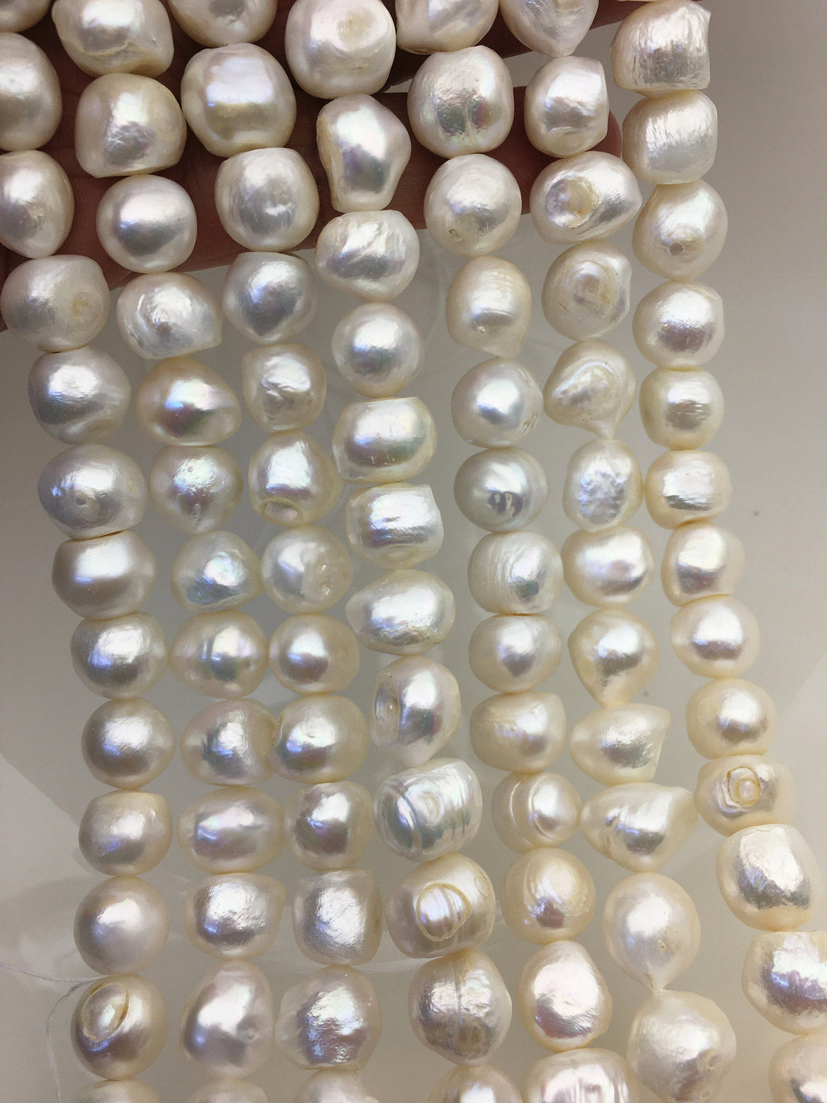 AA 10.5-12mm Big White baroque freshwater pearl,CR13-2A-1