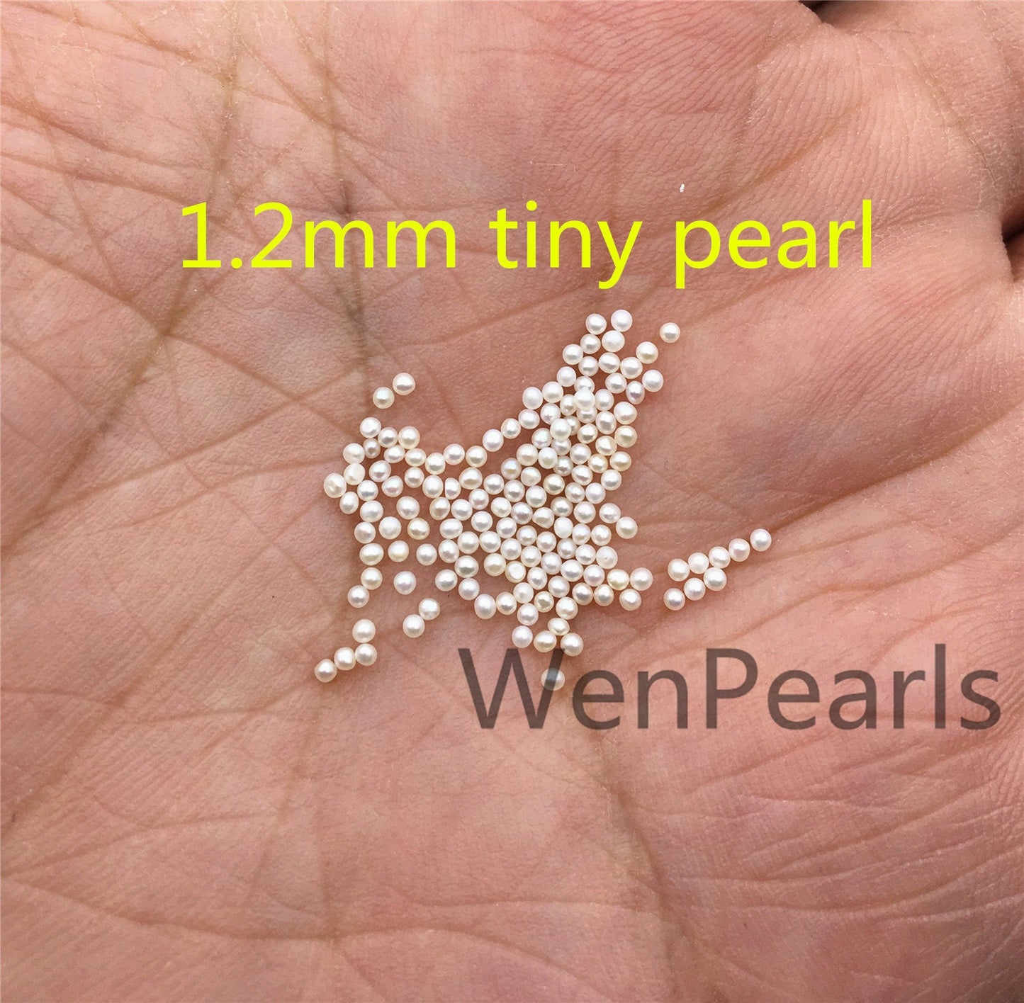 AAA 1.2-1.3mm white near round freshwater seed pearls,no hole,Cultured pearl,diy pearl beads,Happiness,birthday,RP1-3A-7