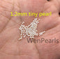 AAA 1.2-1.3mm white near round freshwater seed pearls,no hole,Cultured pearl,diy pearl beads,Happiness,birthday,RP1-3A-7