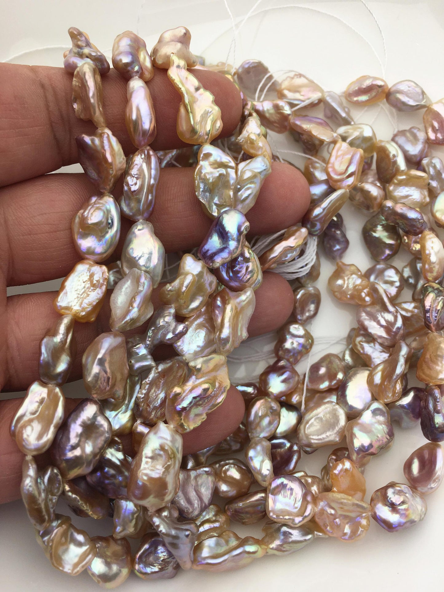 AAA 9-11mm natural pink purple thick keshi Freshwater Pearl,DIY Loose Freshwater Pearl,ZS-200-121-30