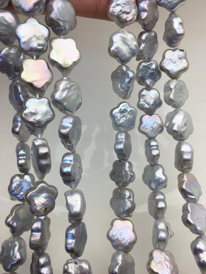 A 12-13mm Gray plum blossom Freshwater Pearl,ZS-119-19
