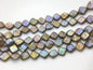 AA+ 10-14mm bronze square Shape Freshwater Pearl,ZS-113-3