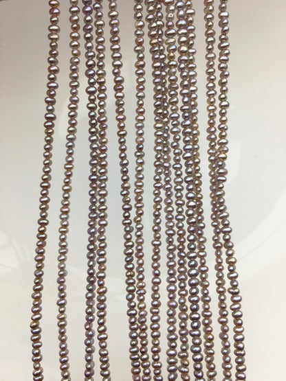 AAA 2-2.2mm gray purple seed potato freshwater pearls,seed pearl,small size pearls bead wholesale,Wedding,Love,Happiness,birthday,CR2-T2