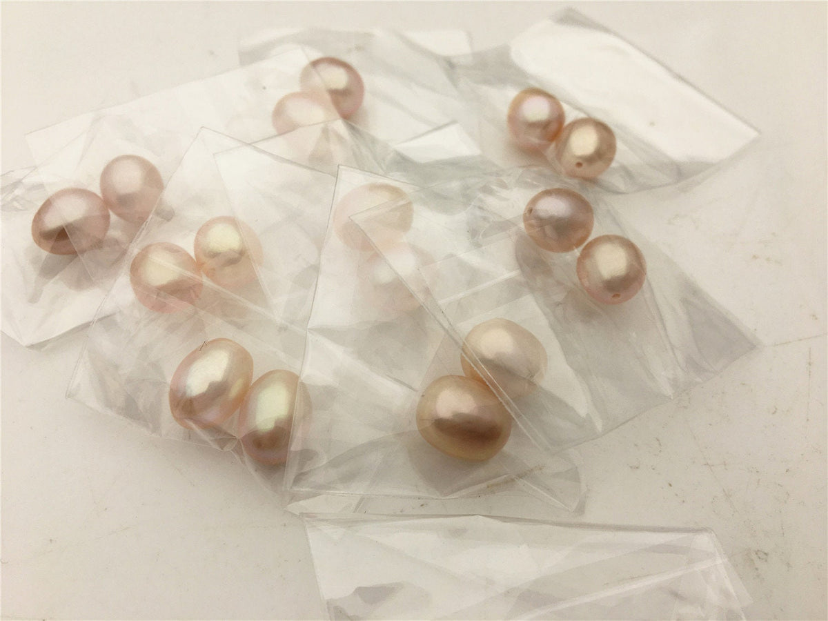 AAA 9-10mm White/Pink/Purple rice freshwater pearls pairs,tear drop pearl earrings,dangle pearl earrings,LR9-3A-2