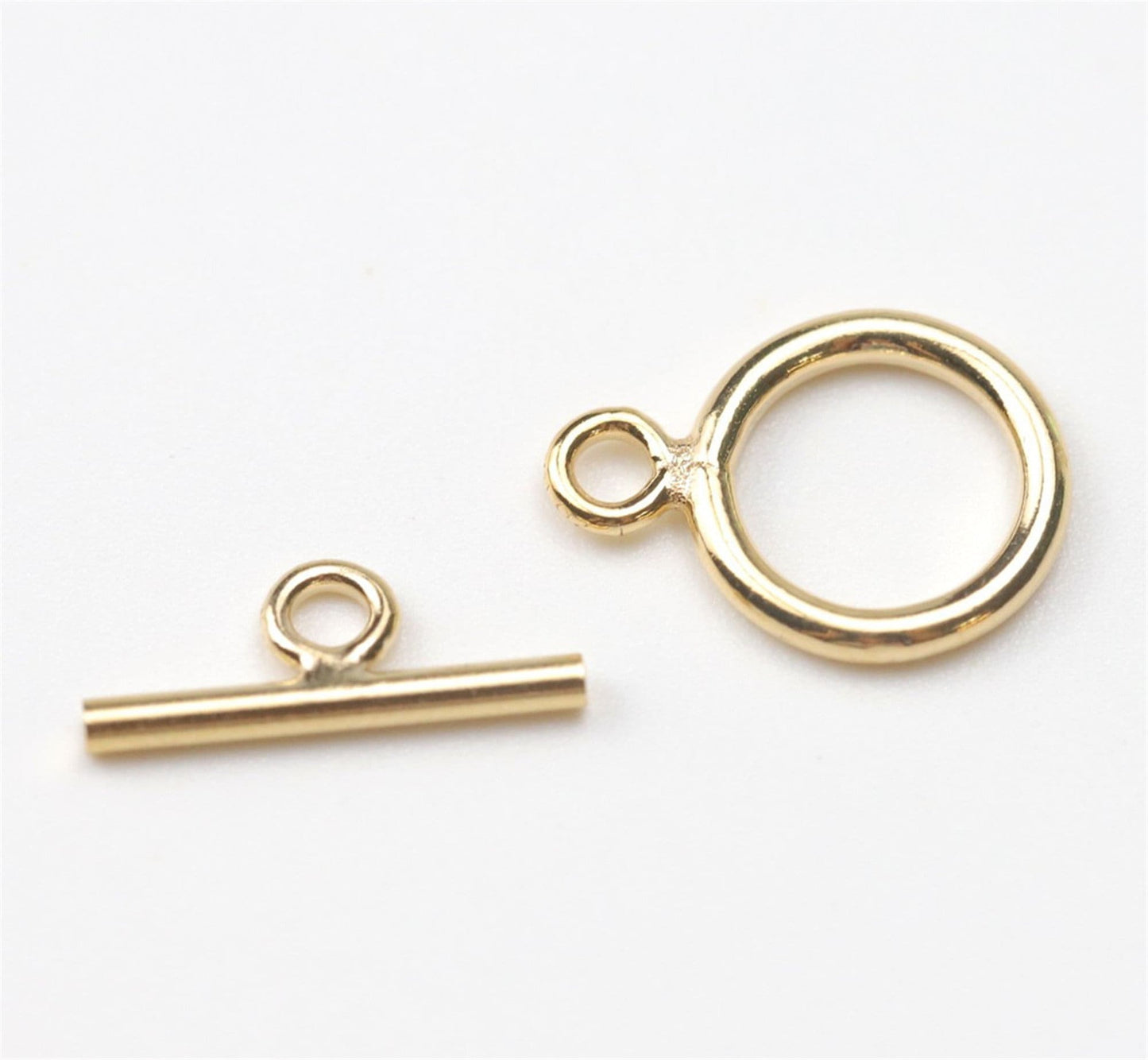 1pc 14K GoldFilled OT Clasp,simple Gold plated Toggle Clasp,AGF-CL-007