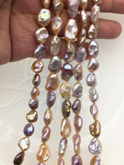 AAA 8-10mm natural pink purple keshi Freshwater Pearl,DIY Loose Freshwater Pearl,wholesale price,china wholesale pearl,ZS-200-121-16