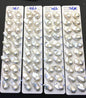 1 pair AAA 13-18x20-28mm White Flame ball Pearl Pairs-0.9mm top half hole-large Baroque freshwater pearl pairs,Fire Ball Pearl,FL15-3A-8-41