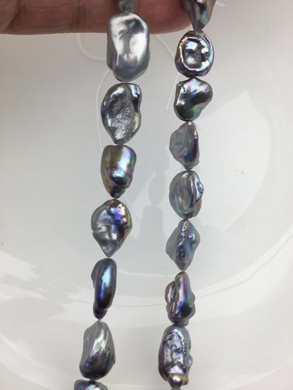 AA+ 11-13mm Gray keshi Freshwater Pearl,DIY Loose Freshwater Pearl,ZS-200-5
