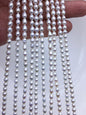 High Luster!AAA 4-4.5mm white baroque rice freshwater pearls,Cultured white rice freshwater pearls beads strand,Valentine's Day gift,LR4-T6