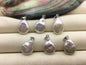 2pcs AAA 11-13mm White Drop Coin pearl pendant,NC1-T43
