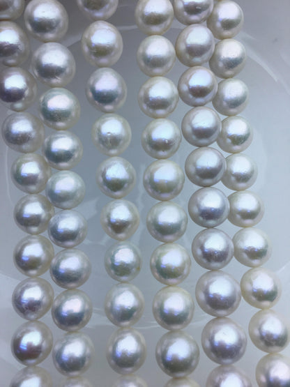 AA 11-13mm white big round Edison Freshwater Pearl,ED12-2A-5-69