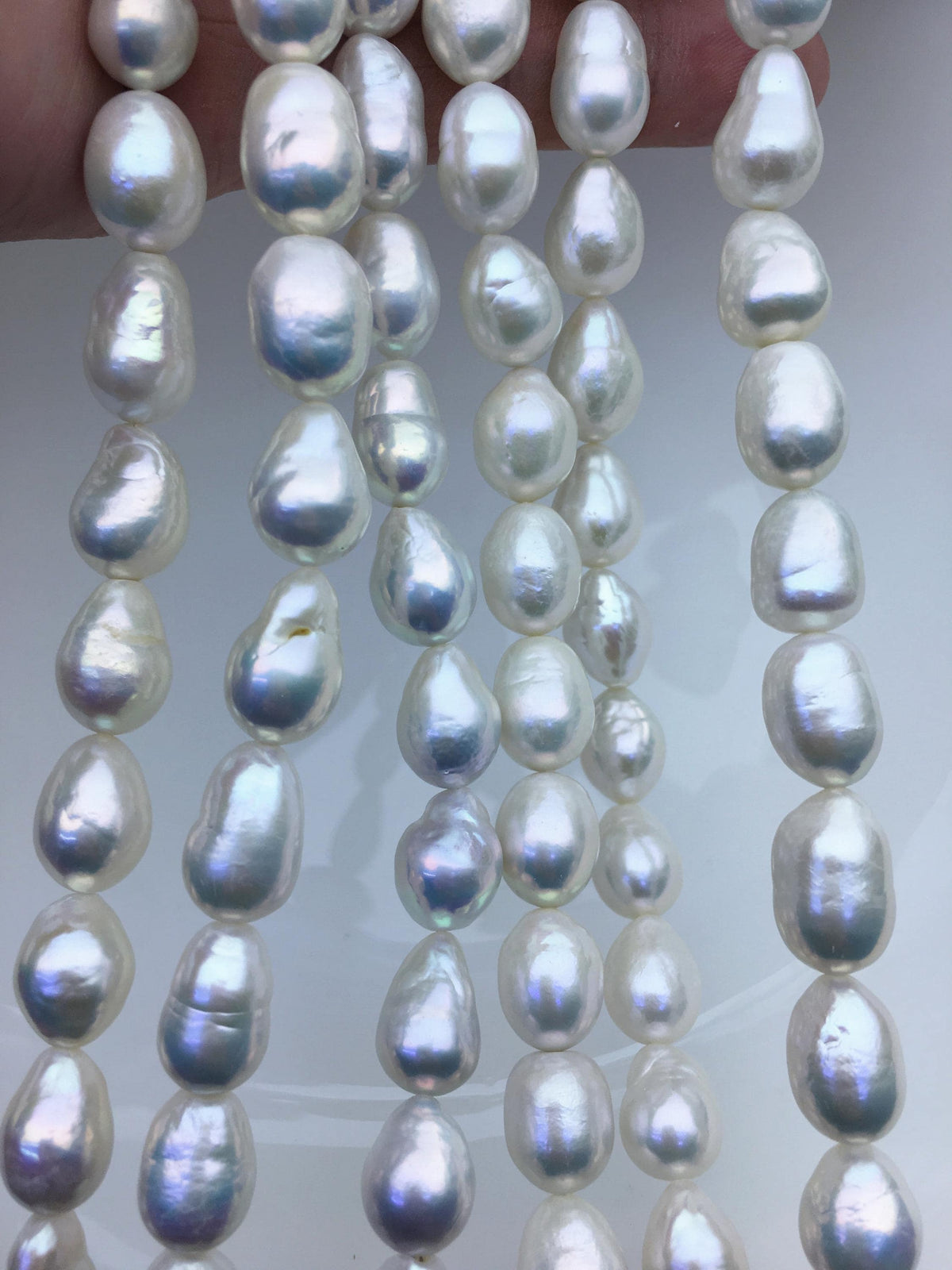 AA+ 9-11mm white long teardrop freshwater pearls,Christmas,Valentine's Day gift,for pearl necklace,Love,Happiness,LR10-T10