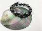 Real Green Tahitian pearl bracelet,High Luster pearl, Pearl Leather bracelet,Taitian pearl bracelet, Black Leather Pearl bracelet,Le10-005