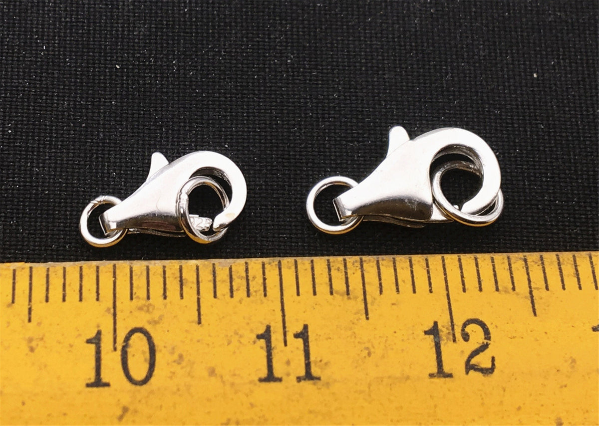 5pcs Sterling Silver Lobster Clasps, 925 Silver Lobster Clasps, Lobster Claw Clasps, Sterling Lobster Clasp ,WHOLESALE,ASL-CL-018