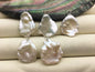 1pc AAA 15-17mm White Keshi freshwater pearl pendant,sterling silver,NC1-T55