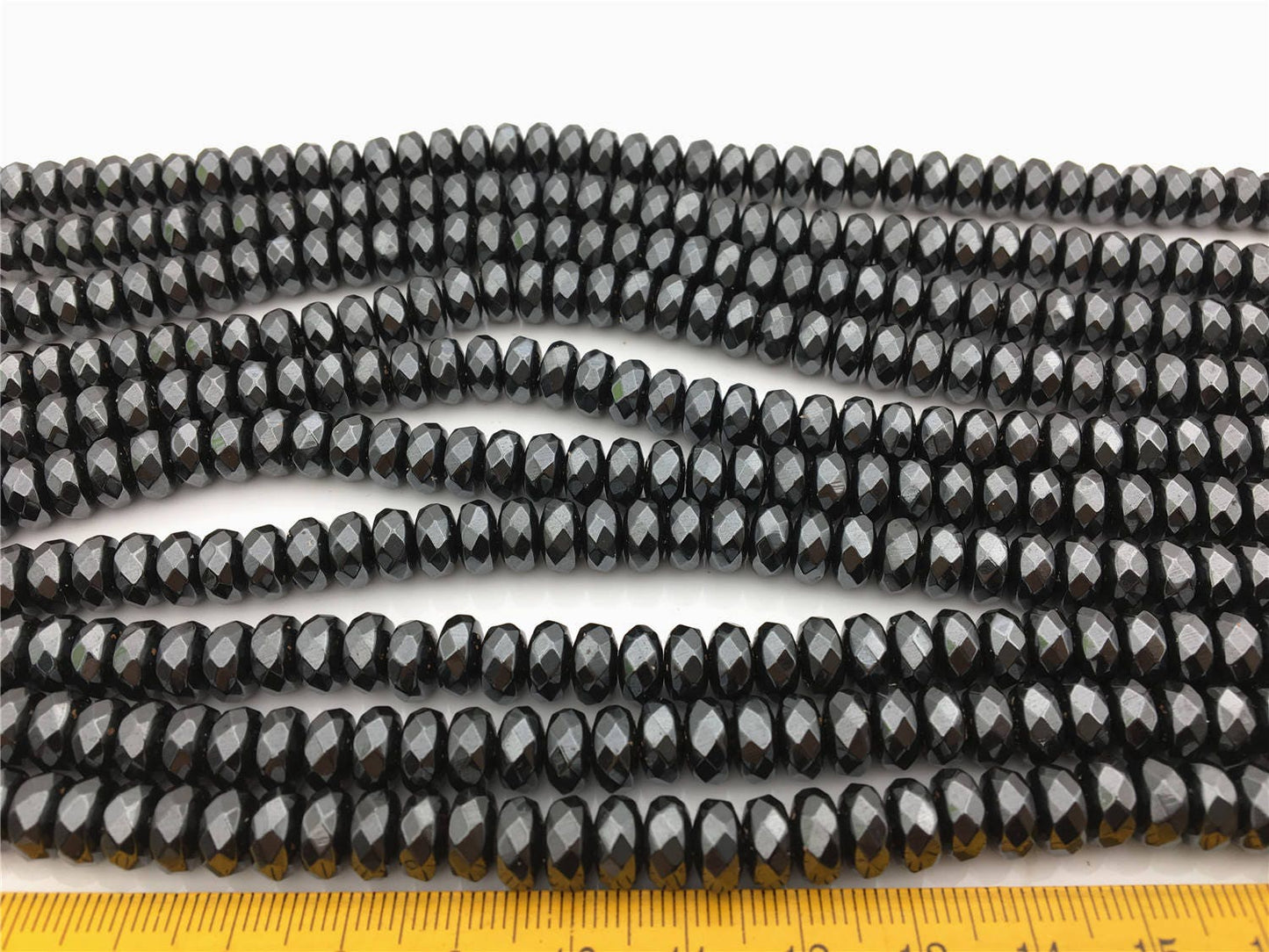 Hematite,4x8mm Rondelle Beads,AAA, 85pcs,15.5 inches,G50-B48-001