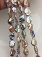 AA+ 13-15mm natural pink purple keshi Freshwater Pearl,DIY Loose Freshwater Pearl,wholesale price,china wholesale pearl,ZS-200-121-5