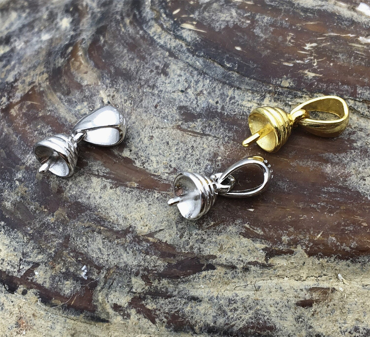 4.7mm Cup Size S925 sterling silver pendant hook, for pendant,for DIY,wholesale,ASL-P-007
