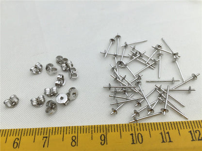 Quality Update! High quality sterling silver stud,s925 sterling silver stud, rose gold,yellow gold stud for earrings,ASL-ER-003