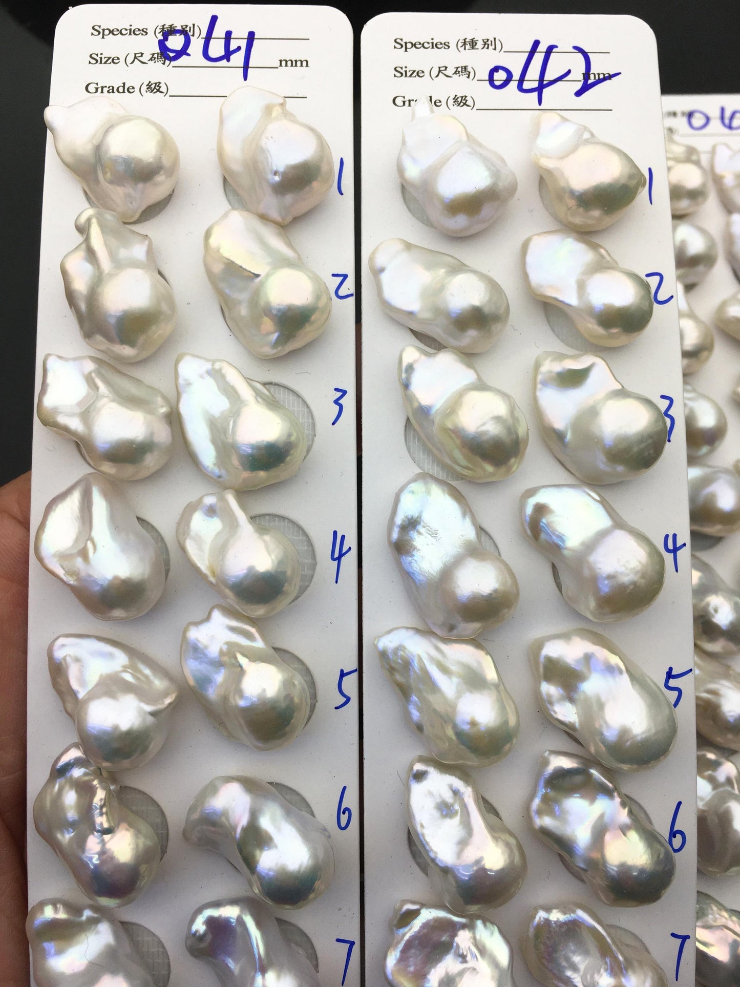1 pair AAA 14-17x20-25mm White Flameball Pearl Pairs - 0.9mm top half hole - large Baroque freshwater pearl pairs,FL15-3A-8-36