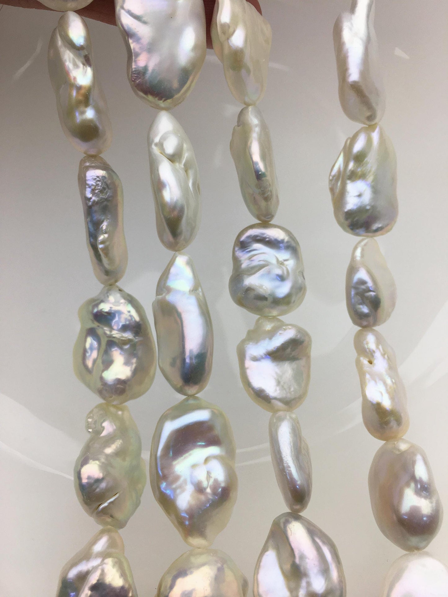 AA+ 13-19mm White baroque Freshwater Pearl,DIY Loose Freshwater Pearl,ZS-200-18