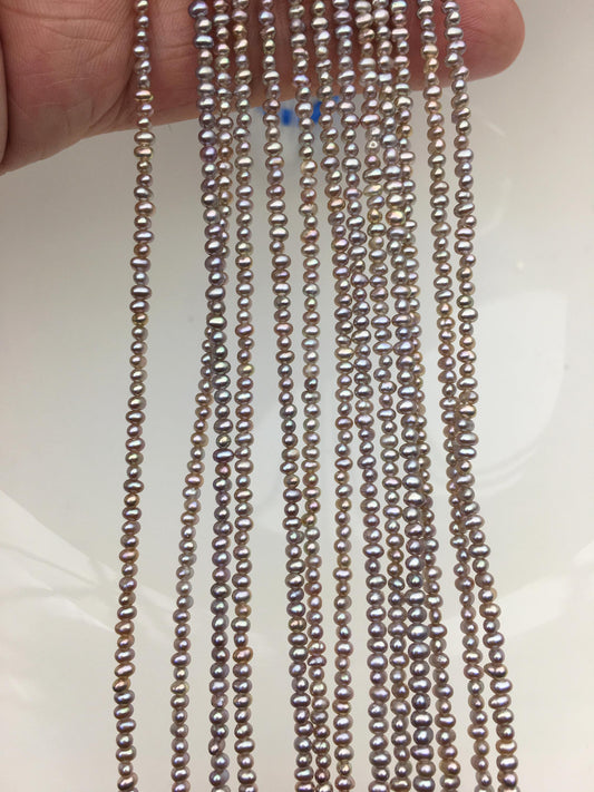AAA 2-2.2mm gray purple seed potato freshwater pearls,seed pearl,small size pearls bead wholesale,Wedding,Love,Happiness,birthday,CR2-T2