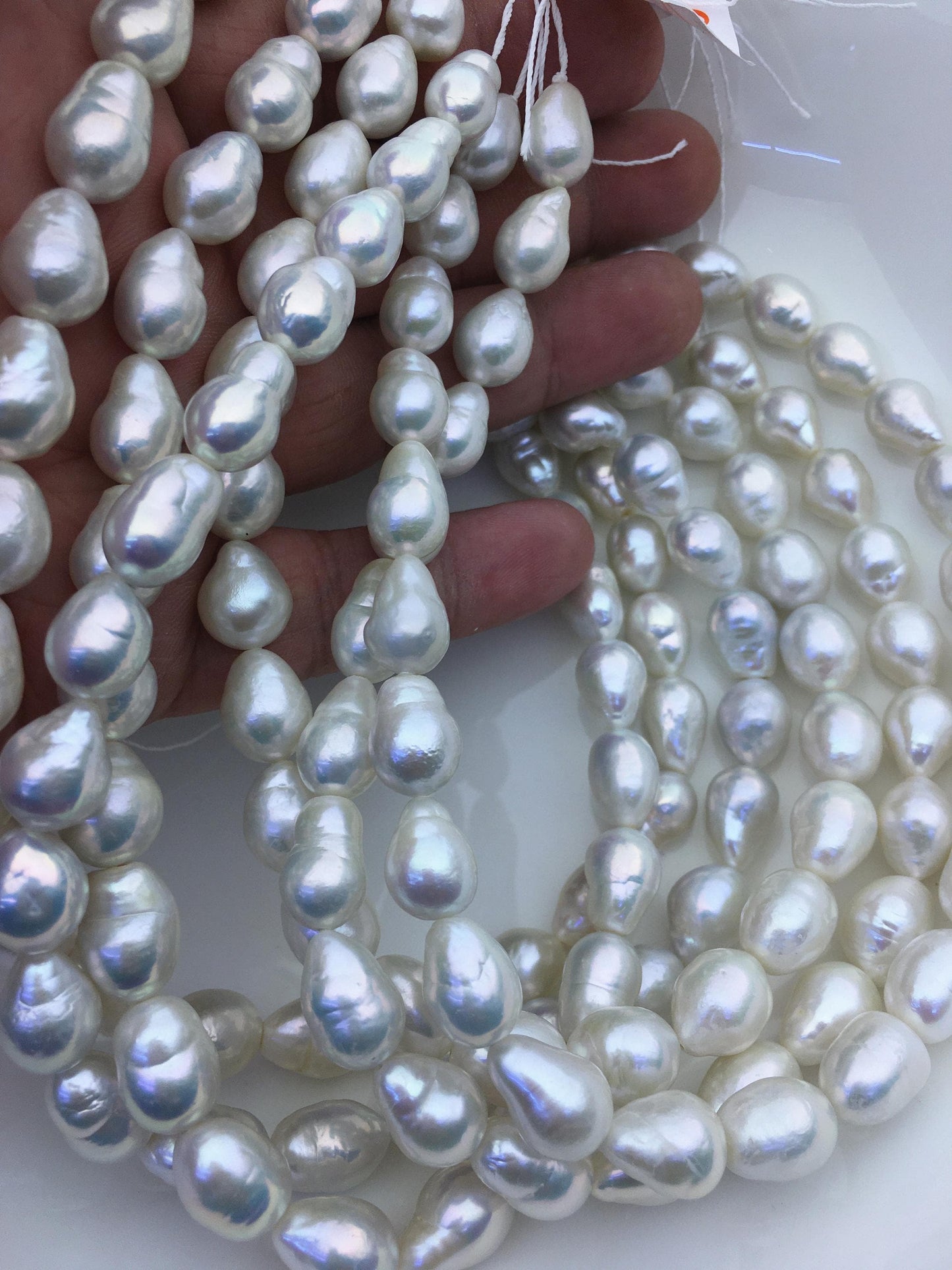AA+ 9-11mm white long teardrop freshwater pearls,Christmas,Valentine's Day gift,for pearl necklace,Love,Happiness,LR10-T10