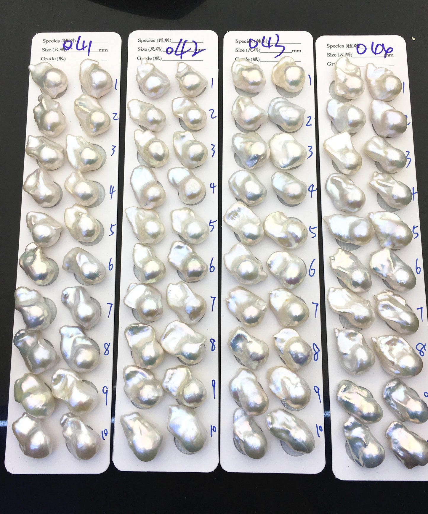 1 pair AAA 14-17x20-25mm White Flameball Pearl Pairs - 0.9mm top half hole - large Baroque freshwater pearl pairs,FL15-3A-8-36