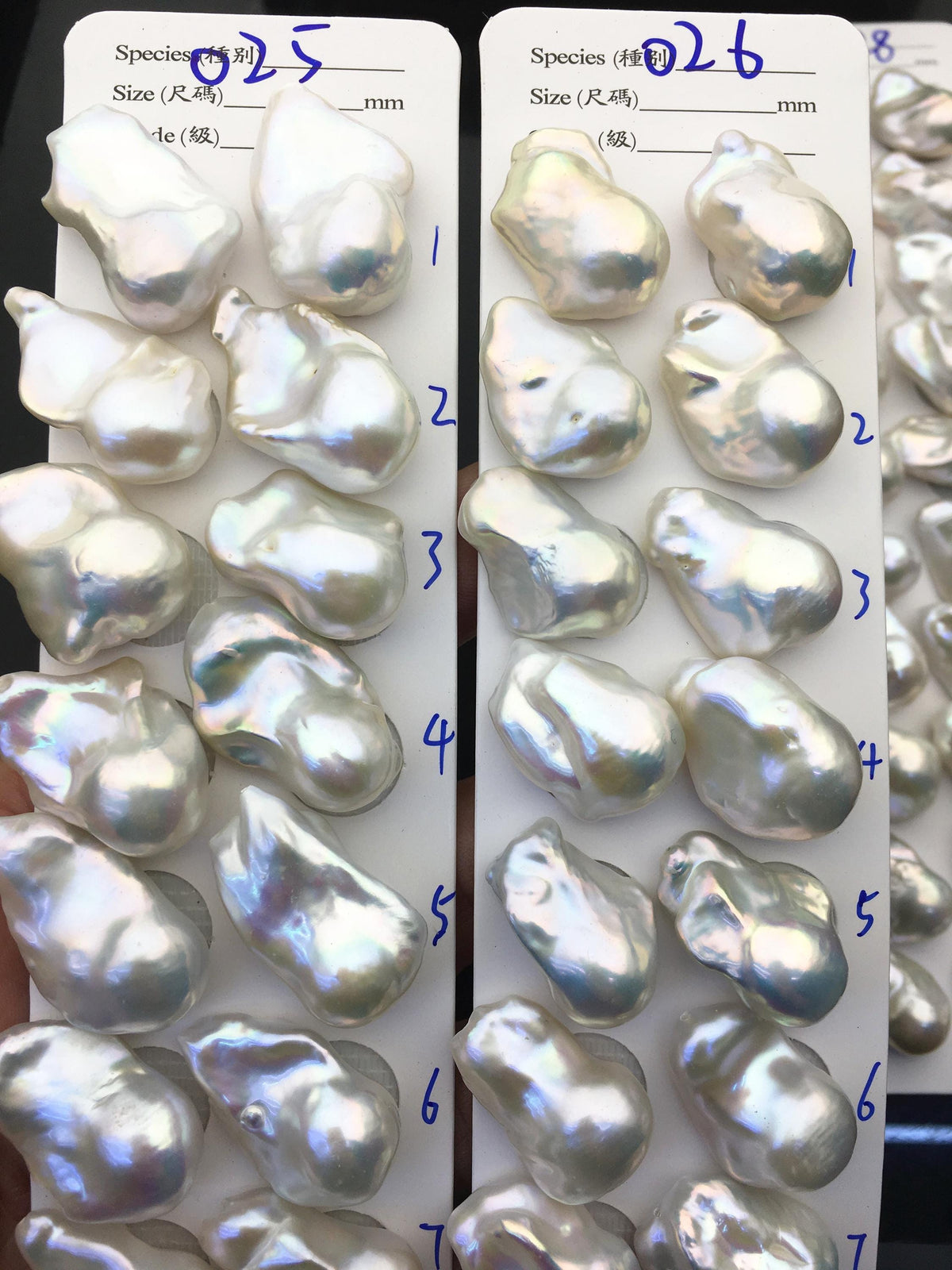 1 pair AAA 15-18x20-27mm White Flame ball Pearl Pairs - large Baroque freshwater pearl pairs,Fire Ball Pearl,FL15-3A-8-32