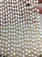 AAA 6-6.5mm white nugget freshwater pearls,3A baroque pearl,irregular nugget freshwater pearl strand,LM6-3A-4