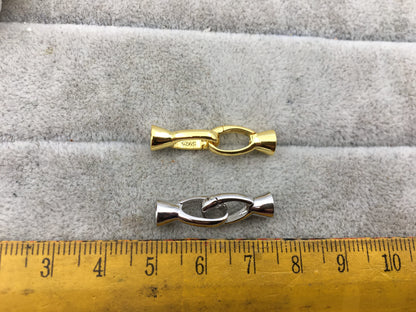 1pc Silver / Gold Color Sterling Silver Clasps,WHOLESALE,ASL-CL-019