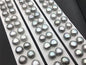 AAA 11.5-12mm Gray baroque button freshwater pearls,round button pearl pairs,pearl earring,pearl stud,BTN11-3A-14