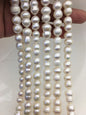 AA+ 8-10mm white Gourd baroque pearls, Baroque Gourd,DIY,high luster,ZS-114-9