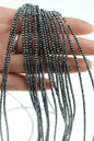 Hematite,2mm Faceted Round,AAA,200pcs,15.5 inches,G50-R2-001