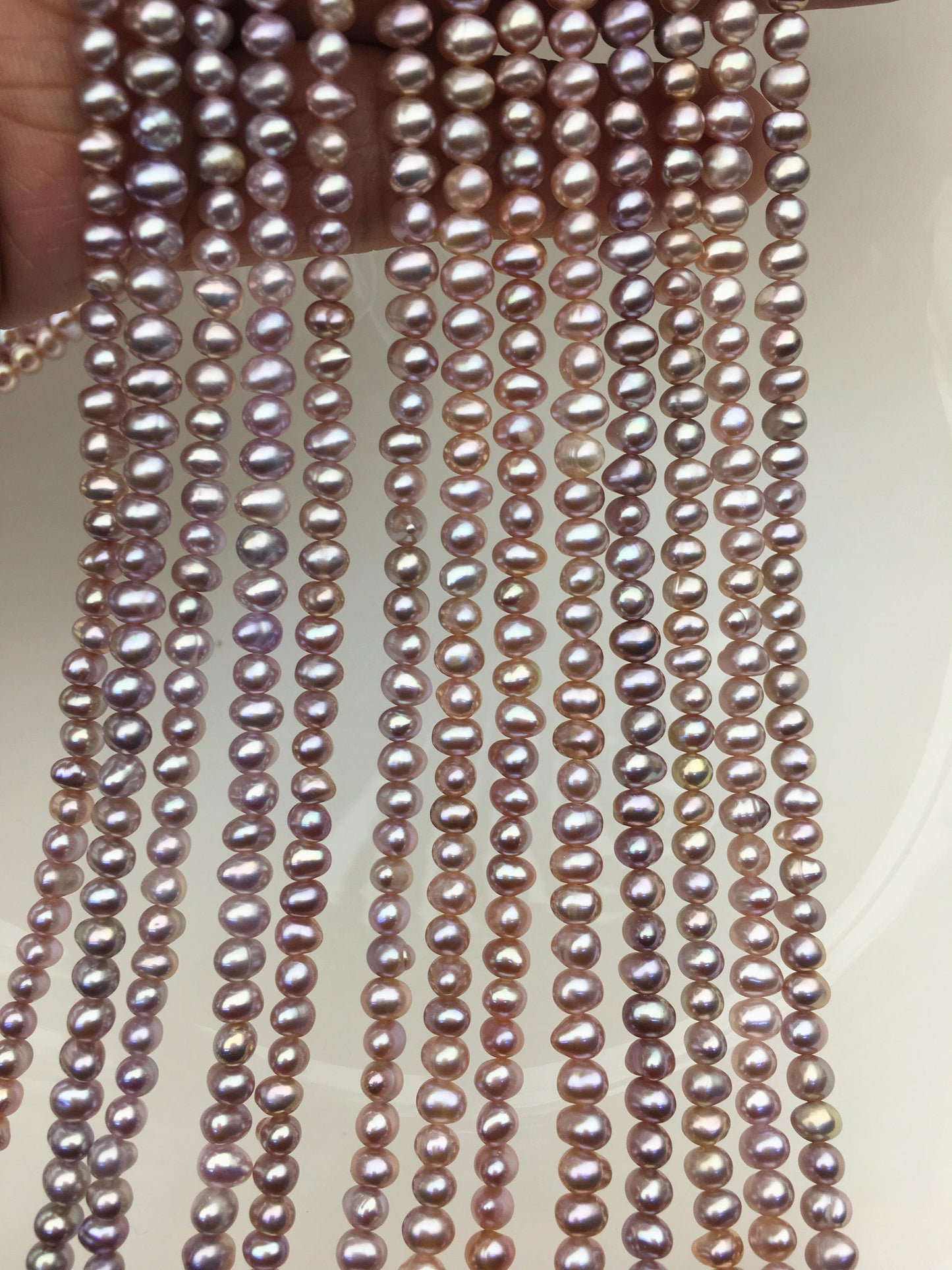 AA+ 4-5mm purple potato freshwater pearls,seed freshwater pearl,for pearl necklace,for pearl earrings,Wedding Bride,CR4-T2