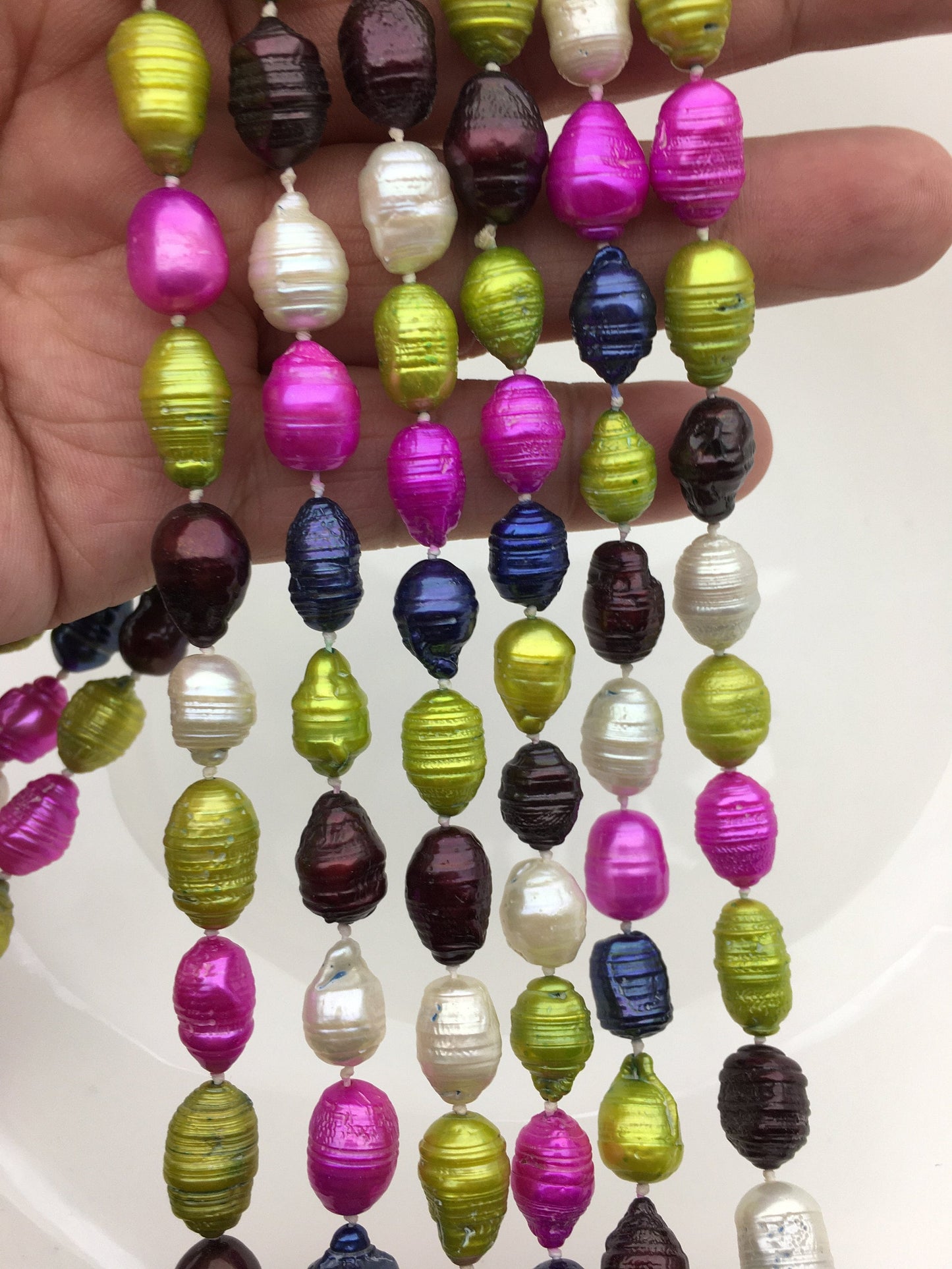 56'' AA 8-10mm misc color Tail Nuclear pearl Necklace,Wedding Necklace, Love, Mothers Day,Happiness,wholesale,NPN1-T4-6
